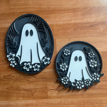 Load image into Gallery viewer, Floral Ghost Wall Décor (Individual or Set)