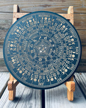 Load image into Gallery viewer, Lunar Calendar 2025 Functional Moon Phase Altar Calendar | Wheel of the Year | 5 Different Designs |