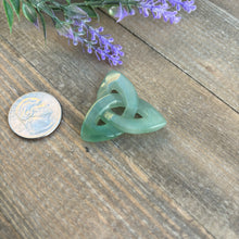 Load image into Gallery viewer, Green Aventurine Triquetra