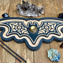 Load image into Gallery viewer, Bat Shaped Dual Incense Burner