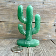 Load image into Gallery viewer, Green Aventurine Cactus Ring Holder