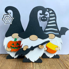 Load image into Gallery viewer, Spooky Season Halloween Gnome Decor (Individual or Set)