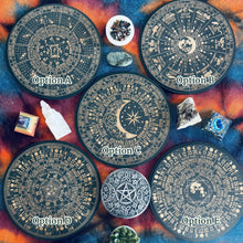 Load image into Gallery viewer, Lunar Calendar 2025 Functional Moon Phase Altar Calendar | Wheel of the Year | 5 Different Designs |