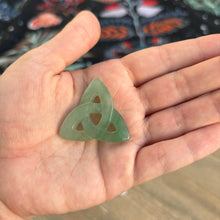 Load image into Gallery viewer, Green Aventurine Triquetra