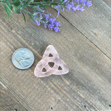 Load image into Gallery viewer, Rose Quartz Triquetra
