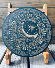 Load image into Gallery viewer, Lunar Calendar 2025 Functional Moon Phase Altar Calendar | Wheel of the Year | 5 Different Designs |