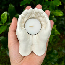 Load image into Gallery viewer, Ceramic Hands Candle Holder