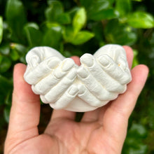 Load image into Gallery viewer, Ceramic Hands Candle Holder