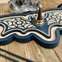 Load image into Gallery viewer, Bat Shaped Dual Incense Burner