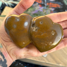 Load image into Gallery viewer, Double Heart Ocean Jasper