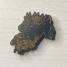 Load image into Gallery viewer, Jackalope Wooden Mystical Magnet