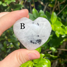 Load image into Gallery viewer, Tourmaline in Quartz Hearts (You Pick)
