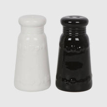 Load image into Gallery viewer, Ashes to Ashes Dust to Dust Ceramic Salt and Pepper Shakers