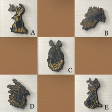 Load image into Gallery viewer, Jackalope Wooden Mystical Magnet