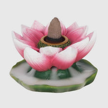 Load image into Gallery viewer, Lotus Backflow Incense Burner
