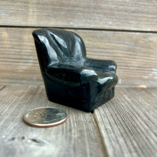 Load image into Gallery viewer, Black Obsidian Chair