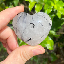Load image into Gallery viewer, Tourmaline in Quartz Hearts (You Pick)