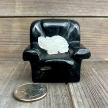 Load image into Gallery viewer, Black Obsidian Chair