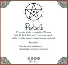 Load image into Gallery viewer, Pentacle Crystal Grid (Black)