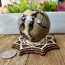 Load image into Gallery viewer, Septarian 64mm Sphere