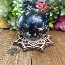 Load image into Gallery viewer, Tourmaline In Quartz Sphere 70mm