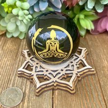 Load image into Gallery viewer, Obsidian Sphere 60mm