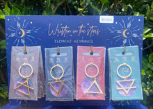 Load image into Gallery viewer, Air Element Keychain | Written in the Stars | Air Signs | Libra | Aquarius | Gemini