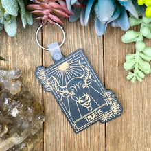 Load image into Gallery viewer, Taurus Zodiac Keychain | Floral Zodiac Keychain | April 20 - May 20 |