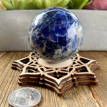 Load image into Gallery viewer, Sodalite 58mm Sphere