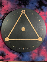 Load image into Gallery viewer, Triangle Crystal Grid (Black)
