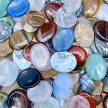Load image into Gallery viewer, Intuitively Picked Worry Stone | Natural Crystal Worry Gemstones | Thumb Meditation Gemstone