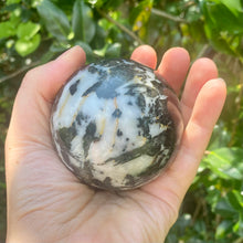 Load image into Gallery viewer, Tourmaline In Quartz Sphere 70mm
