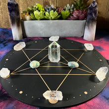 Load image into Gallery viewer, Merkaba Crystal Grid (Black)
