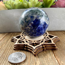 Load image into Gallery viewer, Sodalite 58mm Sphere