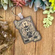 Load image into Gallery viewer, Virgo Zodiac Keychain | Floral Zodiac Keychain | August 23 - September 22 |