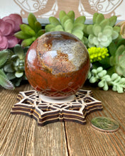Load image into Gallery viewer, Ocean Jasper Sphere 66mm
