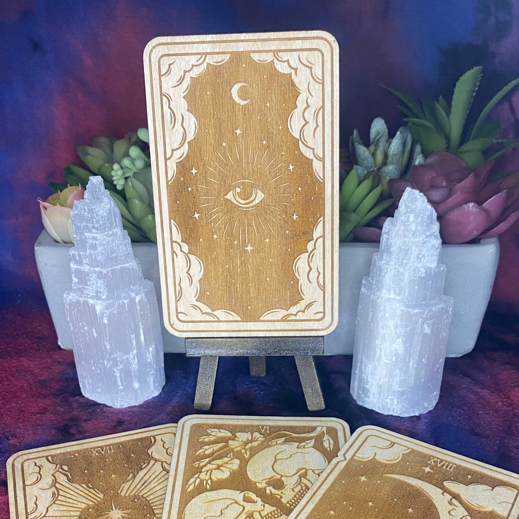 Mystic Wooden Major Arcana Tarot - Witchy Birch Major Arcana Single Card Or Set