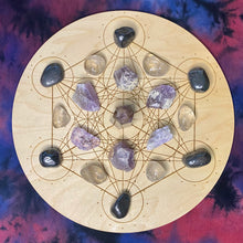 Load image into Gallery viewer, Metatron’s Cube Crystal Grid