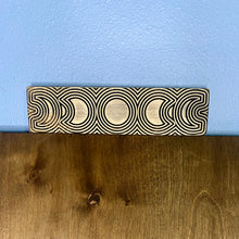 Load image into Gallery viewer, Distressed Moon Burst Moon Phase Shelf Decor