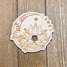 Load image into Gallery viewer, Moon Lotus Crystal Sphere Holder