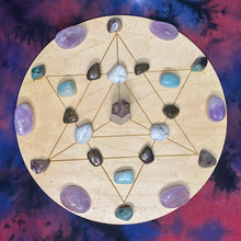 Load image into Gallery viewer, Merkaba Crystal Grid