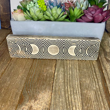 Load image into Gallery viewer, Distressed Moon Burst Moon Phase Shelf Decor