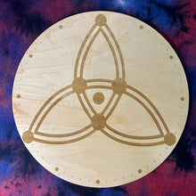 Load image into Gallery viewer, Triquetra Crystal Grid