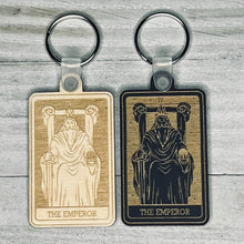Load image into Gallery viewer, The Emperor Tarot Card Keychain | Major Arcana |