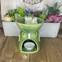 Load image into Gallery viewer, Green Man Ceramic Wax/Oil Warmer
