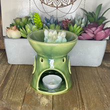 Load image into Gallery viewer, Green Man Ceramic Wax/Oil Warmer