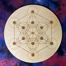 Load image into Gallery viewer, Metatron’s Cube Crystal Grid