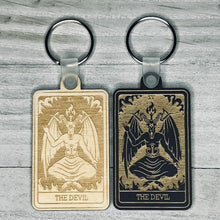 Load image into Gallery viewer, The Devil Tarot Card Keychain | Major Arcana |