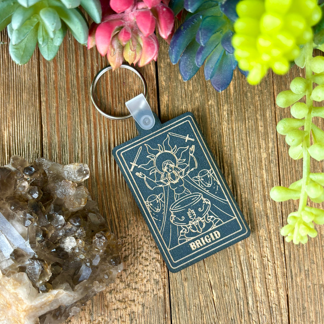 Brigid Deity Keychain