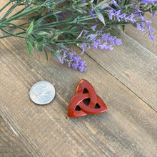 Load image into Gallery viewer, Red Jasper Triquetra
